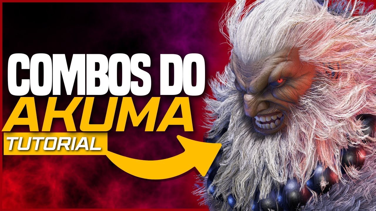 COMBOS SIMPLES do AKUMA que MATAM RÁPIDO!