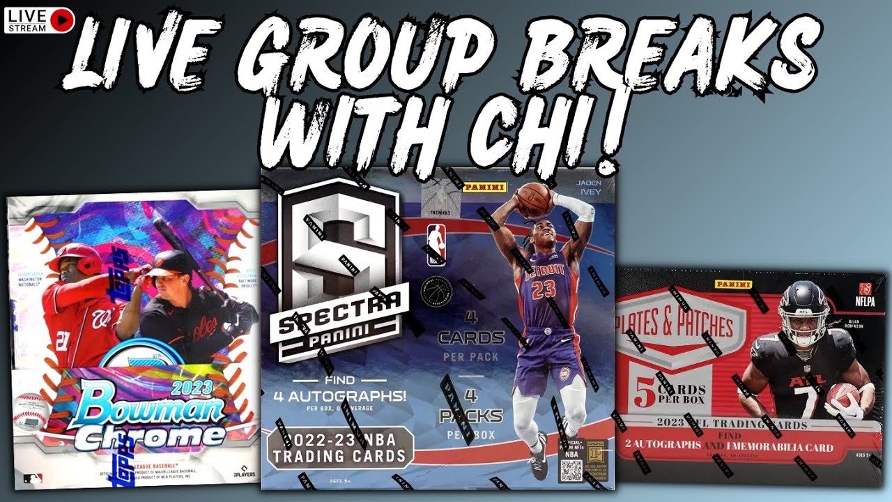 Thursday Night Sports Trading Card Group Breaks With Chi!