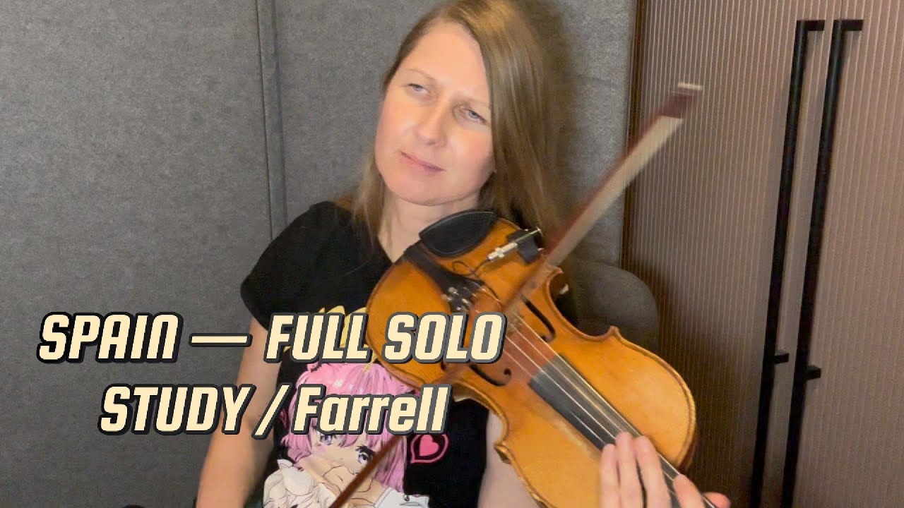 Spain — Full Solo Study (Joe Farrell)