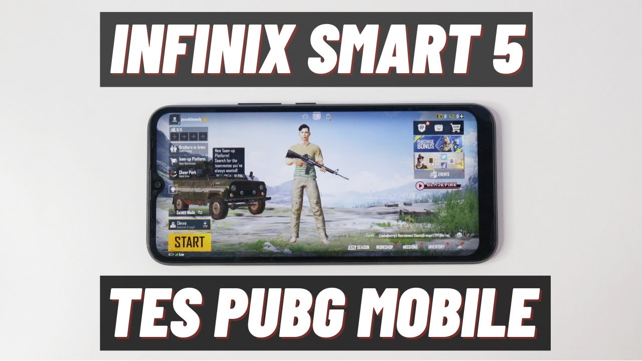 Infinix Smart 5 Tes PUBG Mobile