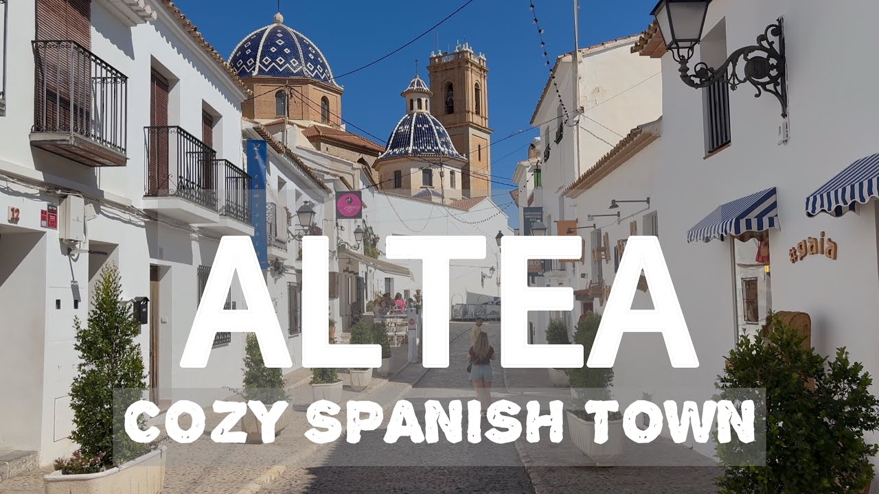 Altea, Spain Walking Tour 4K 🏖️ Charming Streets, Sea Views & Mediterranean Vibes