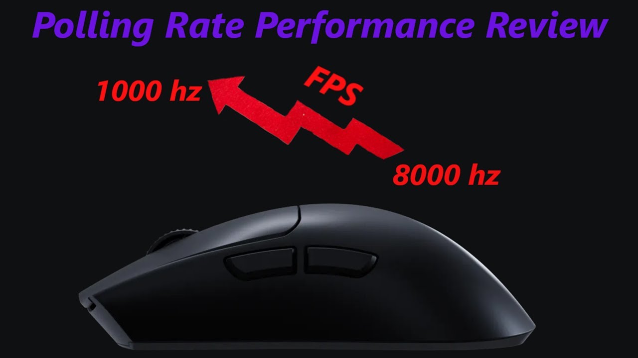 8k vs 4k vs 2k vs 1k Mouse polling rate performance | Razer Viper 3 Hyperspeed | 7800x3D | 7900 XTX