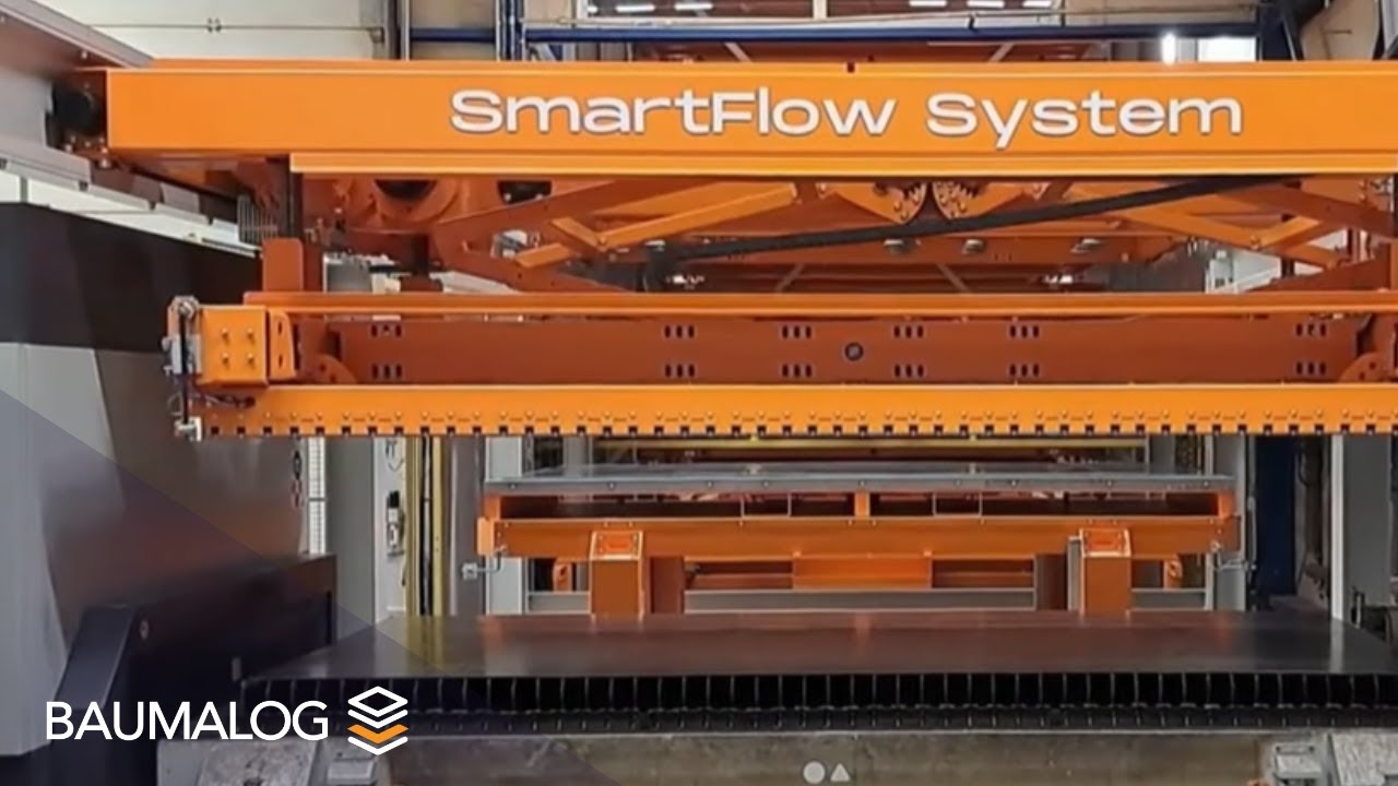 Laser cutting automation | SmartFlow System by Baumalog