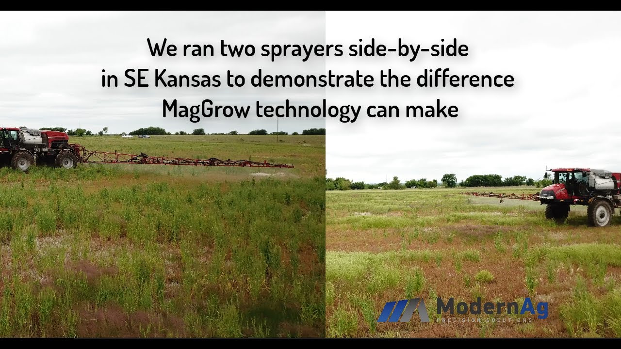 MagGrow Spray Technology Side-by-Side Comparison in Southeast Kansas