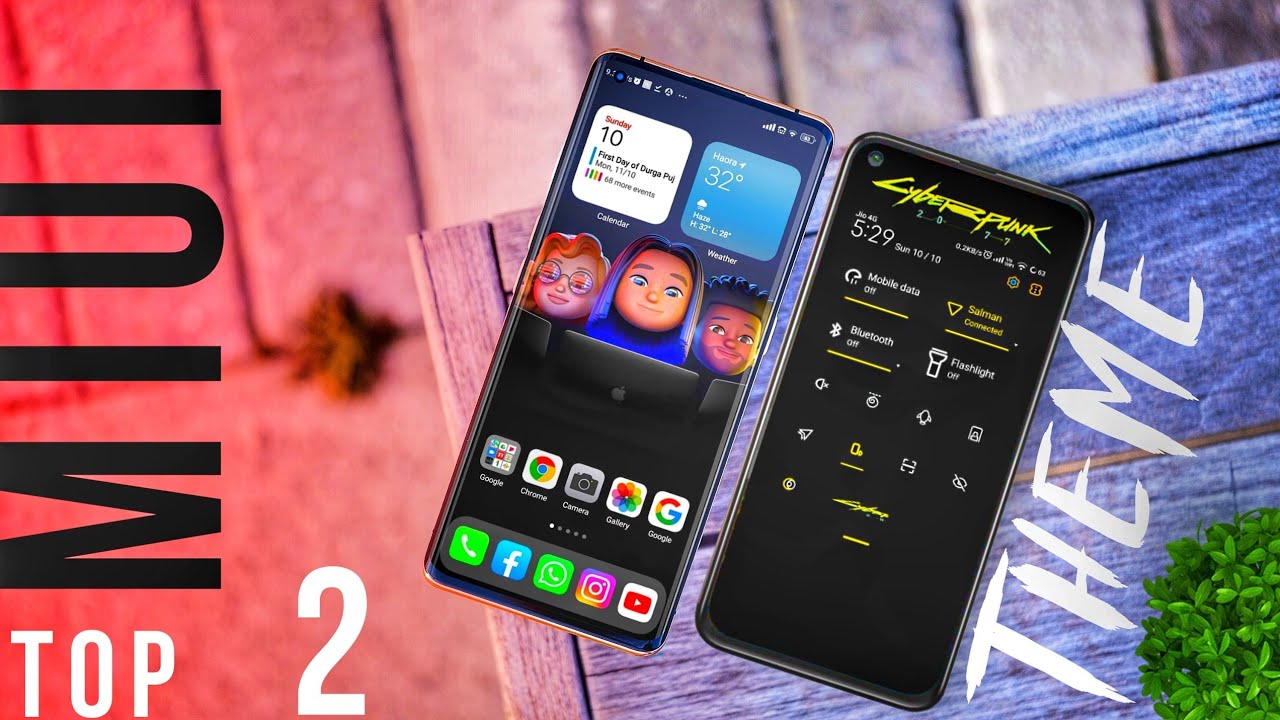 Best MIUI 12.5 theme with control centre + Poco theme for miui 12