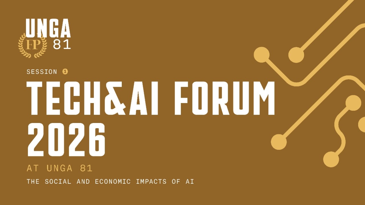 Tech & AI Forum UNGA81: Navigating Power, Trust, and Cooperation in an Era of Strategic Competition