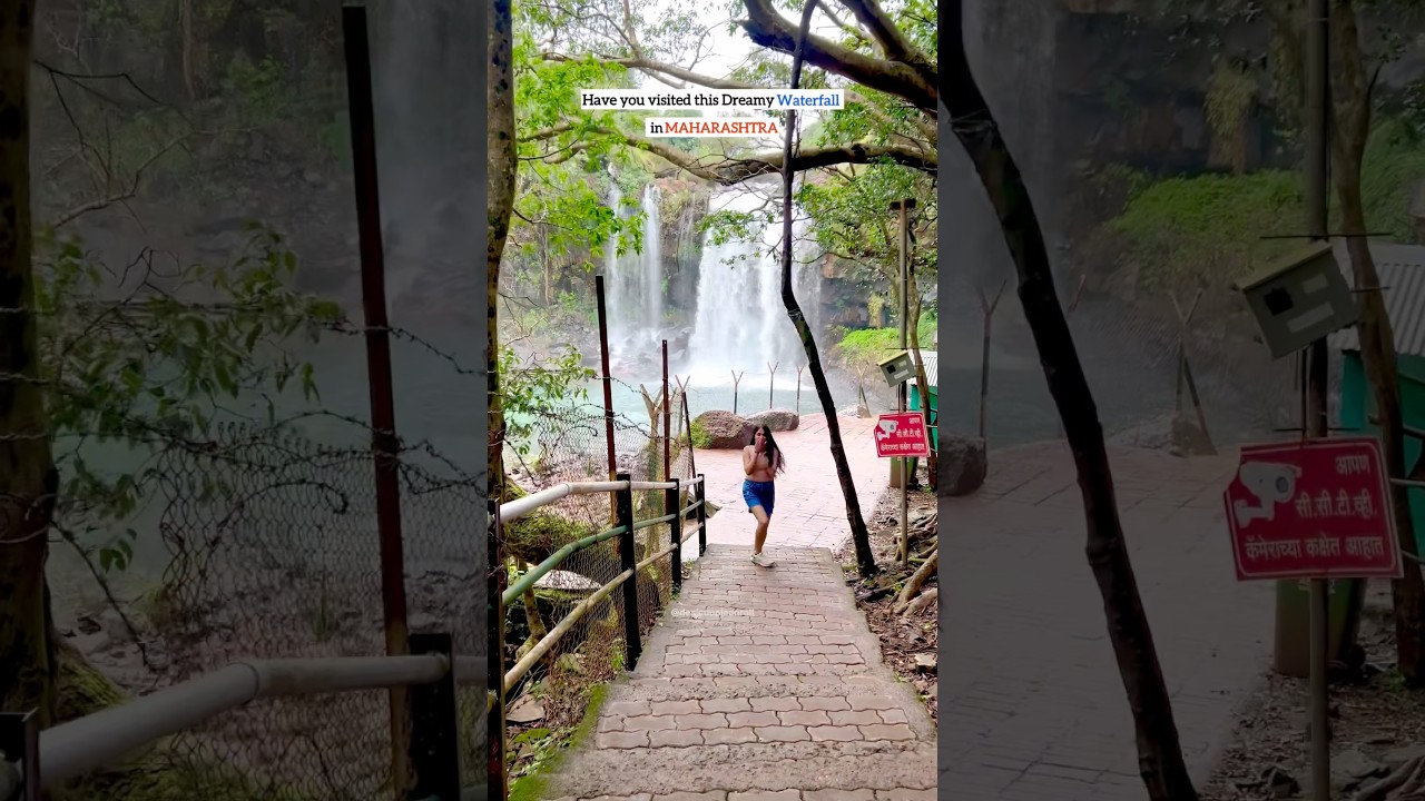 Must visit Place in Maharashtra #getaway #shorts #waterfall #maharashtratourism #travel #satara