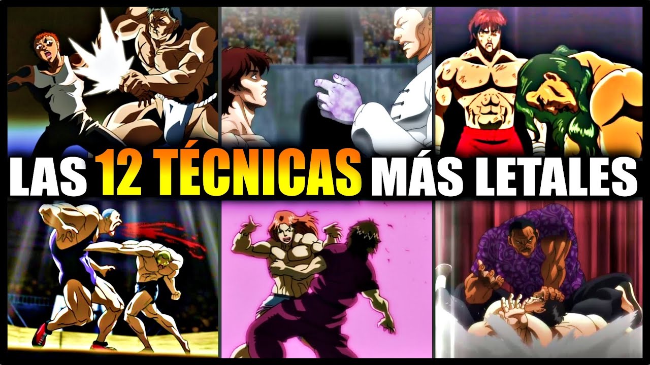 LAS 12 TÉCNICAS MÁS LETALES DE LA SERIE DE BAKI
