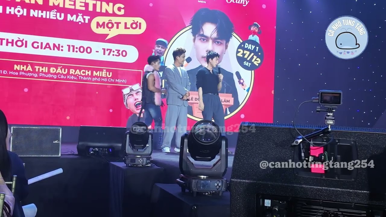 chấn động màn song ca ê hề tiểu phẩm của #hieuthuhai và #leduongbaolam trong fanmeeting