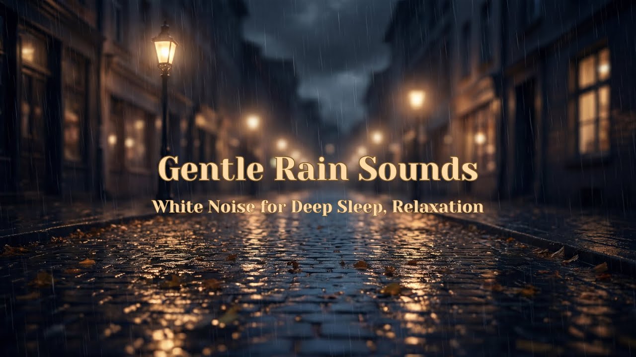 Gentle Rain Sounds for Sleep 🌧️ 8 Hours of Calm White Noise #rain #rainsounds #sleep