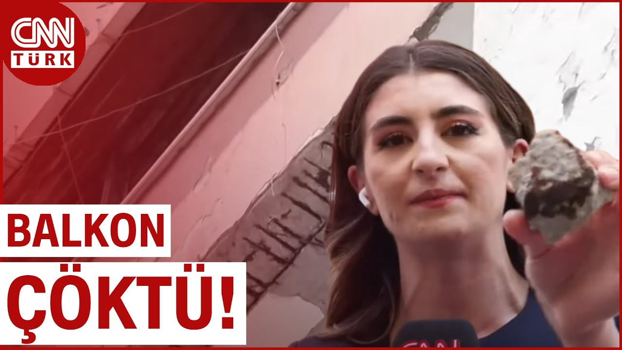 İşte Megakentin Tabut Binalarından Biri! Bahçelievler'de Balkon Çöktü!