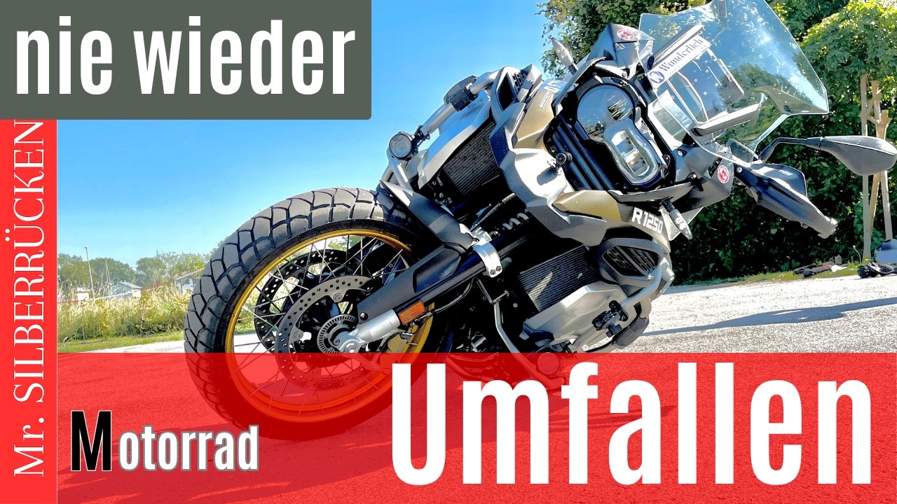 Nie wieder Umfallen mit dem Motorrad