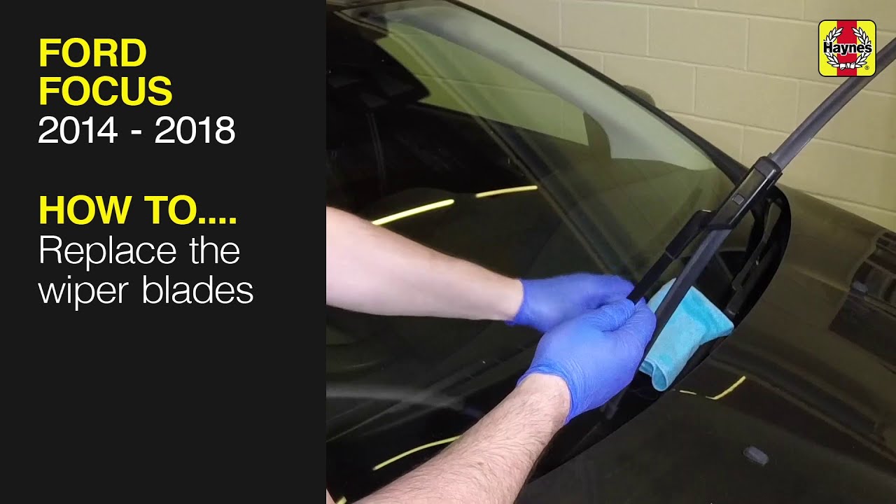 How to Replace the wiper blades on the Ford Focus 2014 to 2018