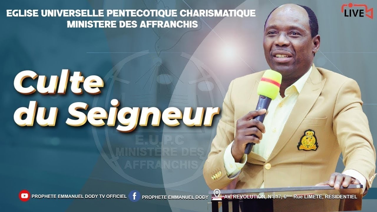 CULTE DU SEIGNEUR DE MERCREDI  11 / 03 / 2026