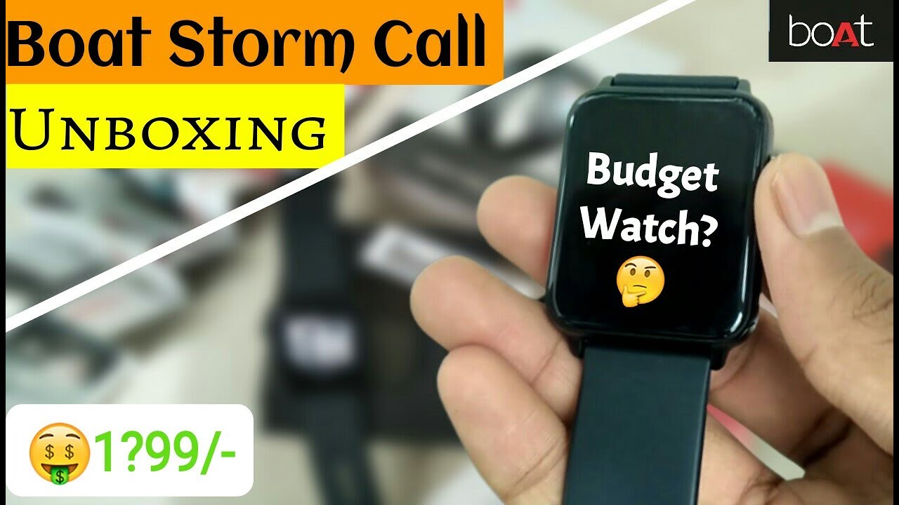 boat storm call 1.69 smartwatch review & Unboxing
