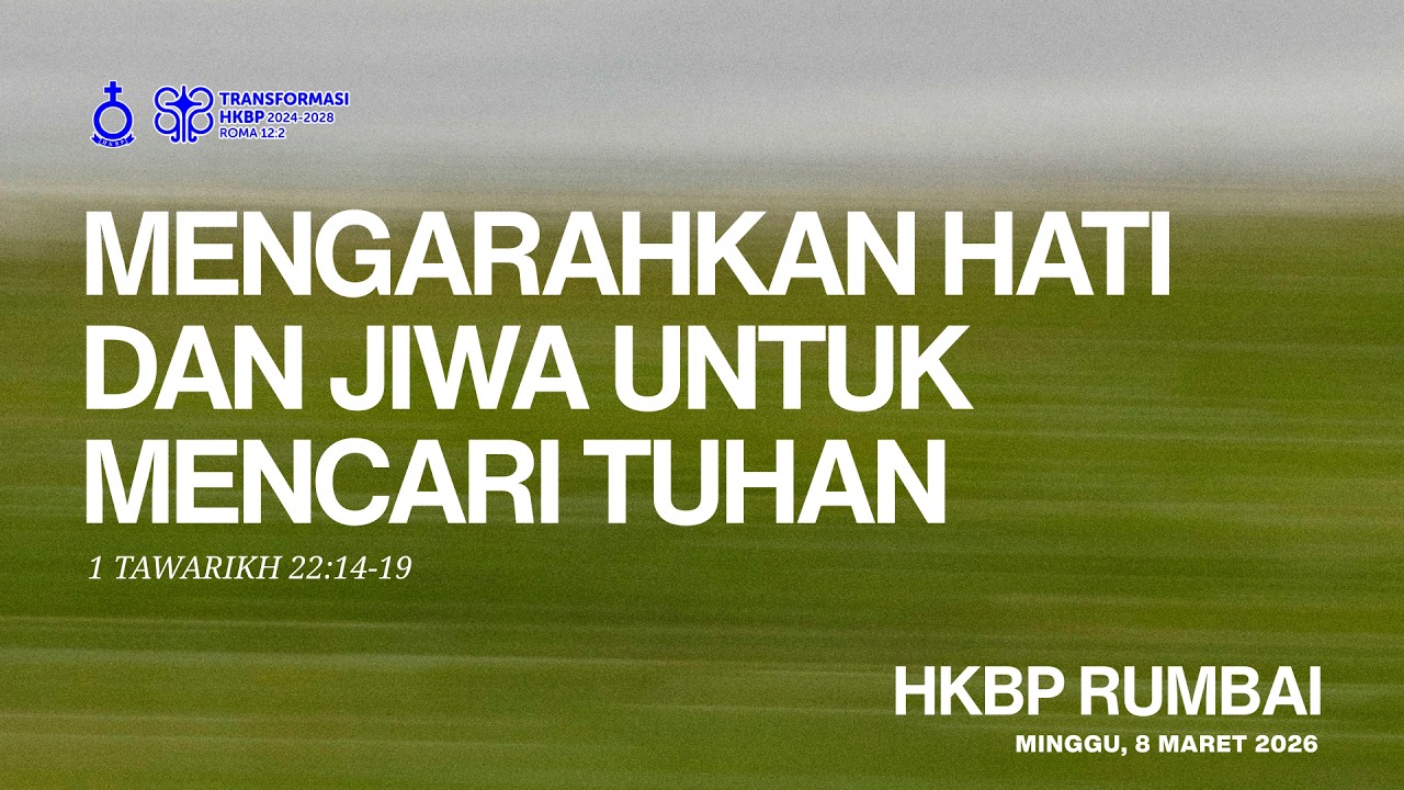 IBADAH SORE || 08 MARET 2026 || 17.00 WIB