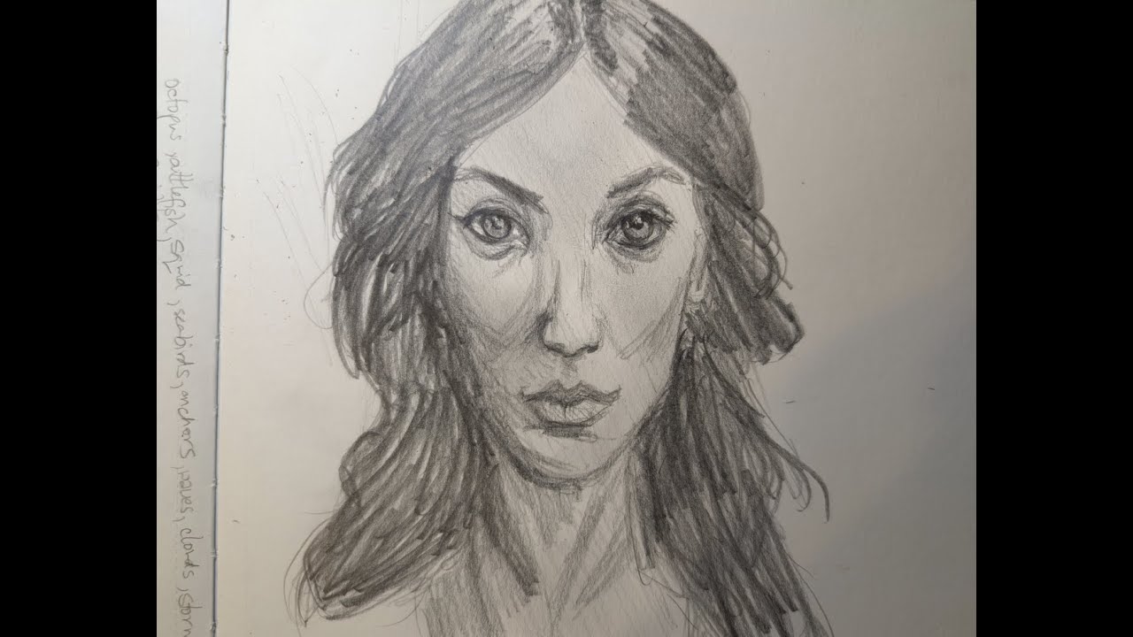 Real Time Sketch - Portrait - No Talking