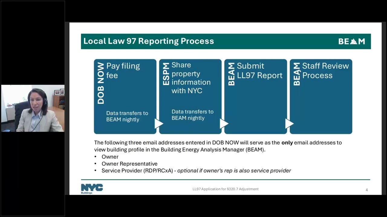 DOB Webinar Series II: LL97 Application for 320.7 Adjustment