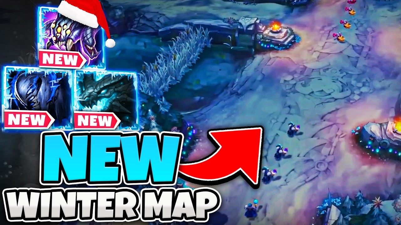 RIOT JUST RELEASED THE NEW WINTER MAP FOR SUMMONER'S RIFT! (AND IT'S 100% AMAZING)