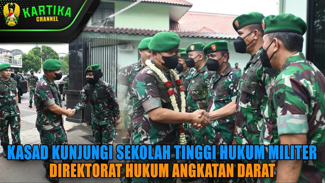 Kasad Kunjungi Sekolah Tinggi Hukum Militer, Direktorat Hukum Angkatan Darat