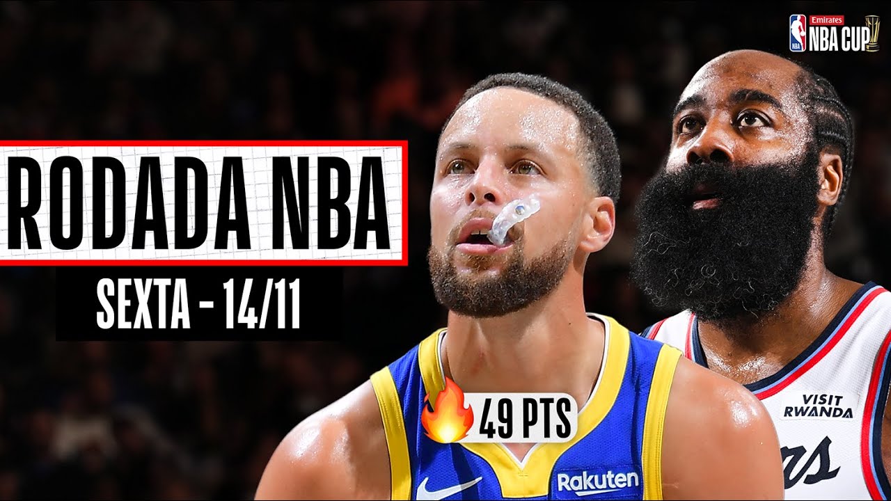 CURRY destrói em jogo eletrizante contra WEMBY 🤯; HARDEN tem noite ÉPICA - Rodada NBA 14/11