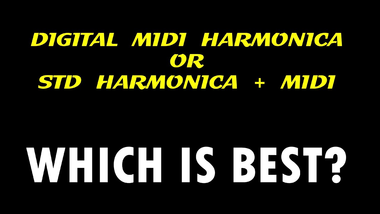 MIDI HARMONICA or STD. HARMONICA + MIDI - WHICH IS BEST? (Brendan Power - Harmonica & iPad #10)