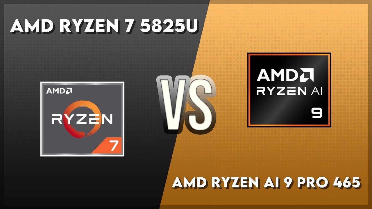 AMD Ryzen 7 5825U vs AMD Ryzen AI 9 Pro 465 Technical Comparison