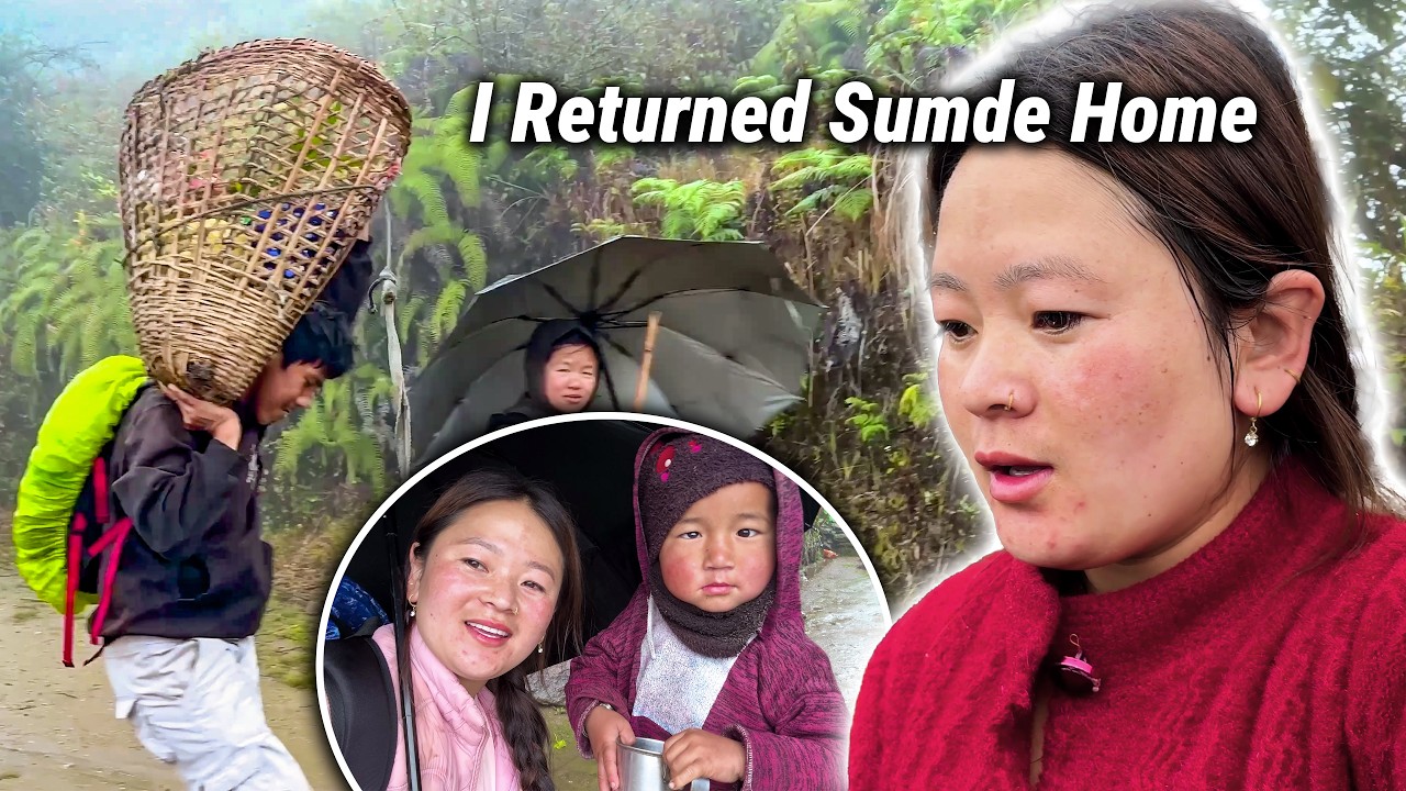 I Returned Khotang Home from Bhojpur आज पनि माइत बाट फर्किदा बाटोमा सास्ती भयो Nepali Village Vlog