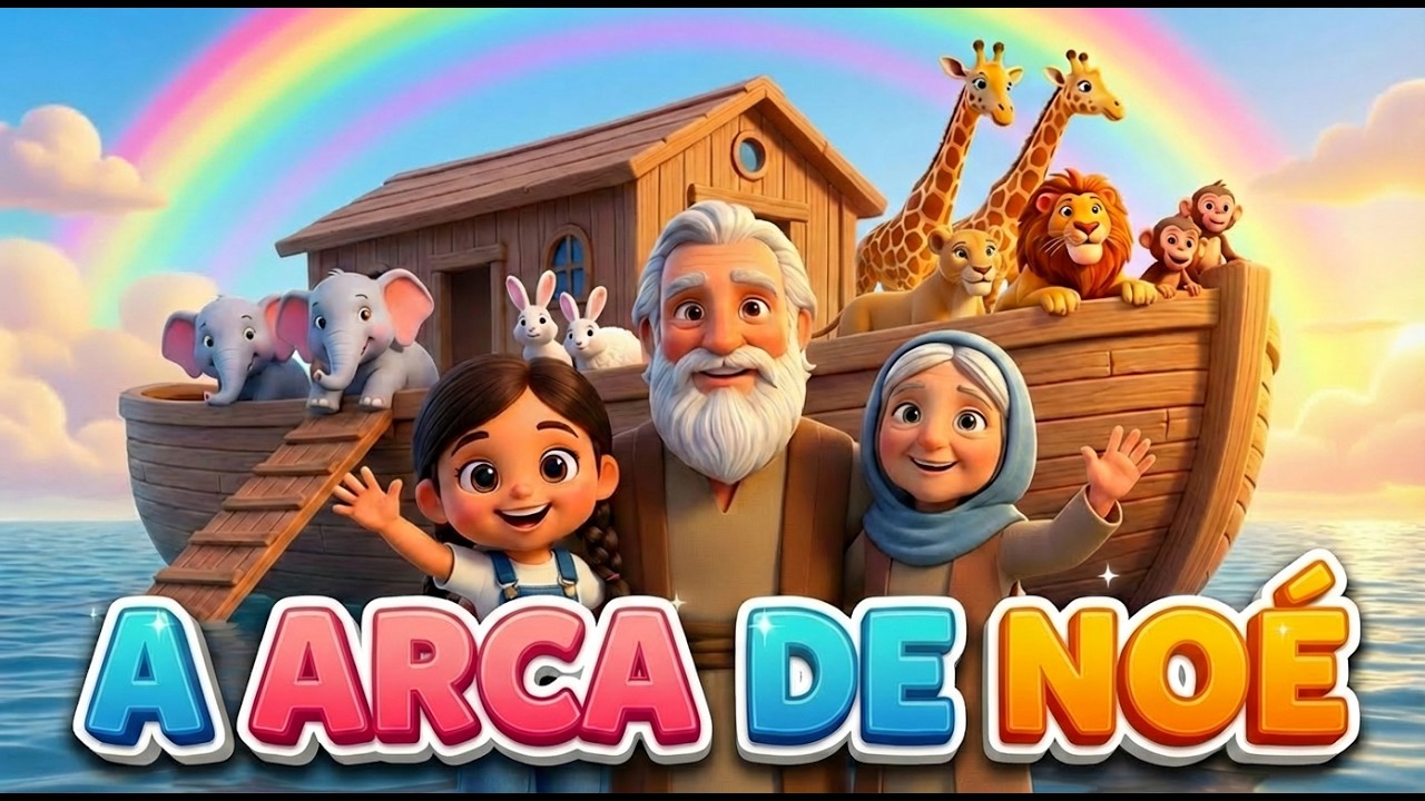 A ARCA DE NOÉ 🌈🦁🐘 | Música Infantil Cristã
