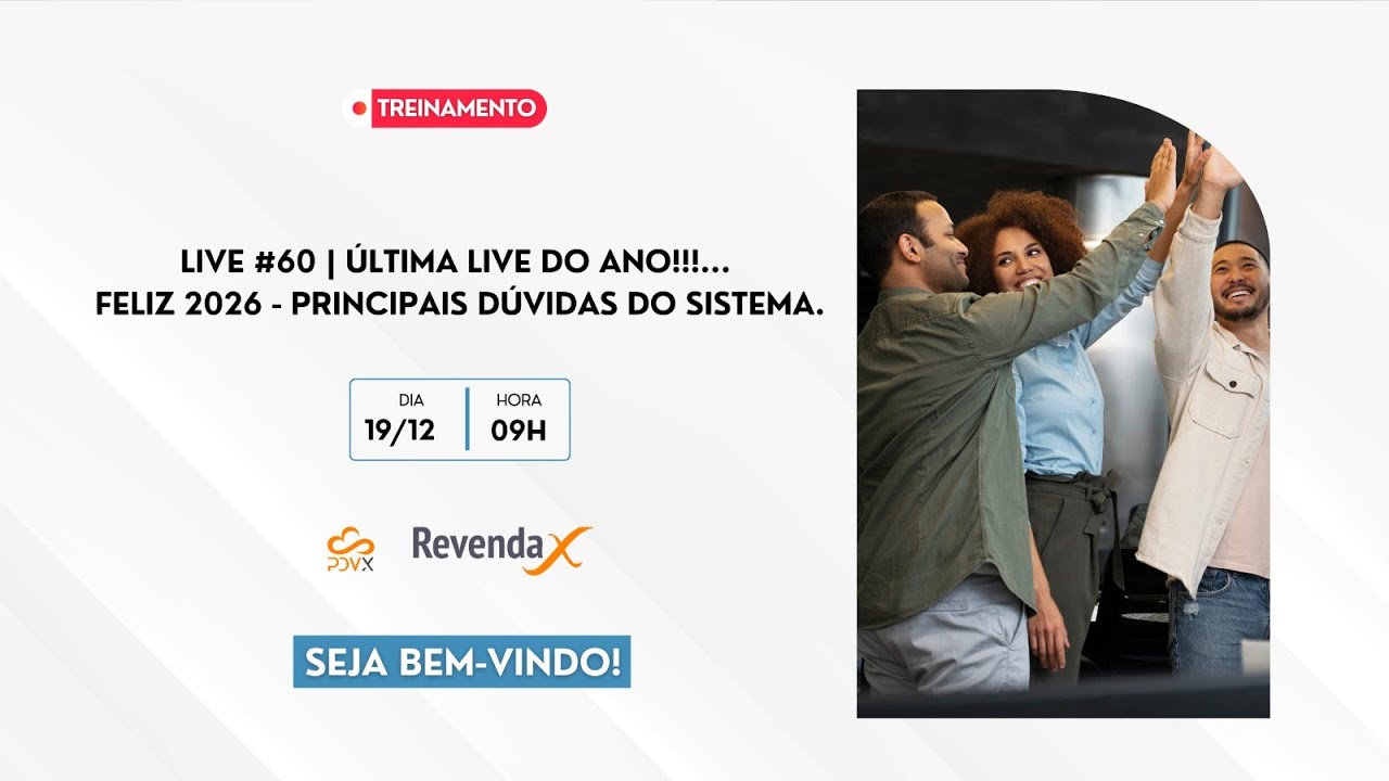 LIVE #60 | ÚLTIMA LIVE do Ano!!!... Feliz 2026 - Principais Dúvidas do Sistema.