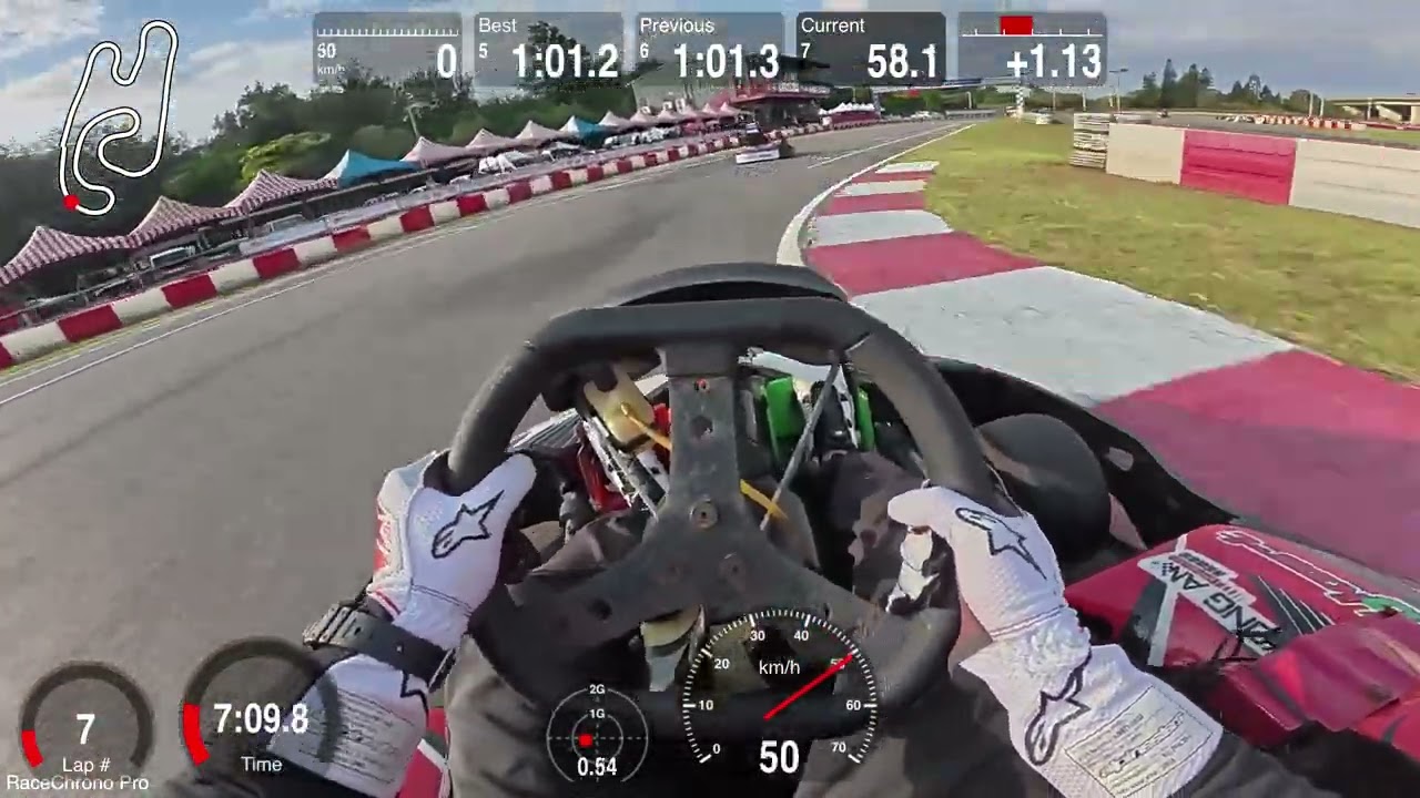 永安卡丁 新C賽道 | Liqui Moly 2HR Kart RUSH | 2025/11/01 Best: 1:00.43