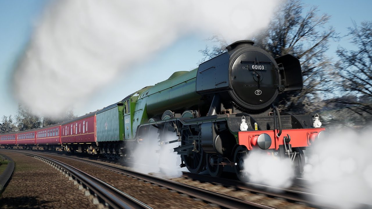 East coastway remaster train sim world 6 flying scotsman Rail tour 