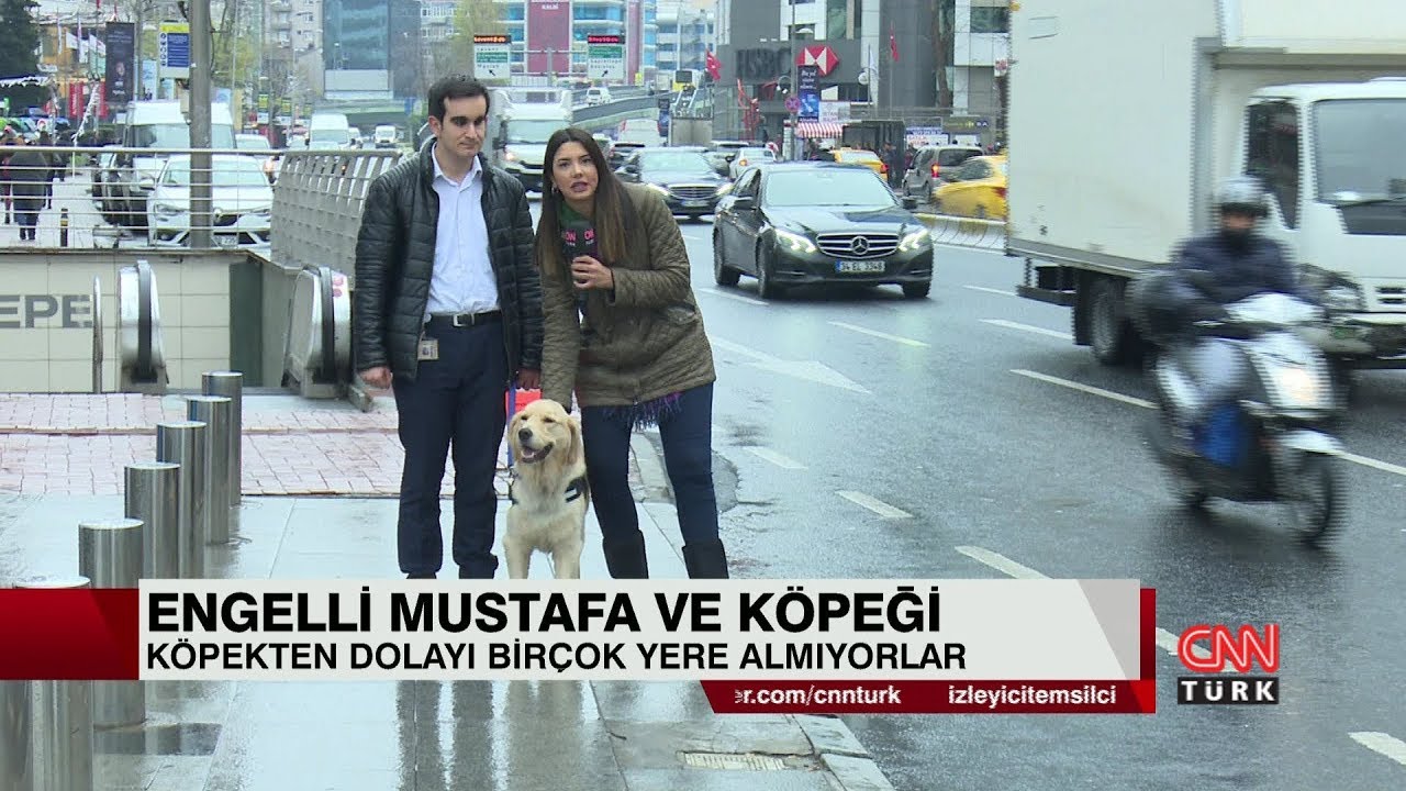 ''BİZİ ALMIYORLAR'' - 1 GÖRME ENGELLİ VE ONUN REHBER KÖPEĞİ!