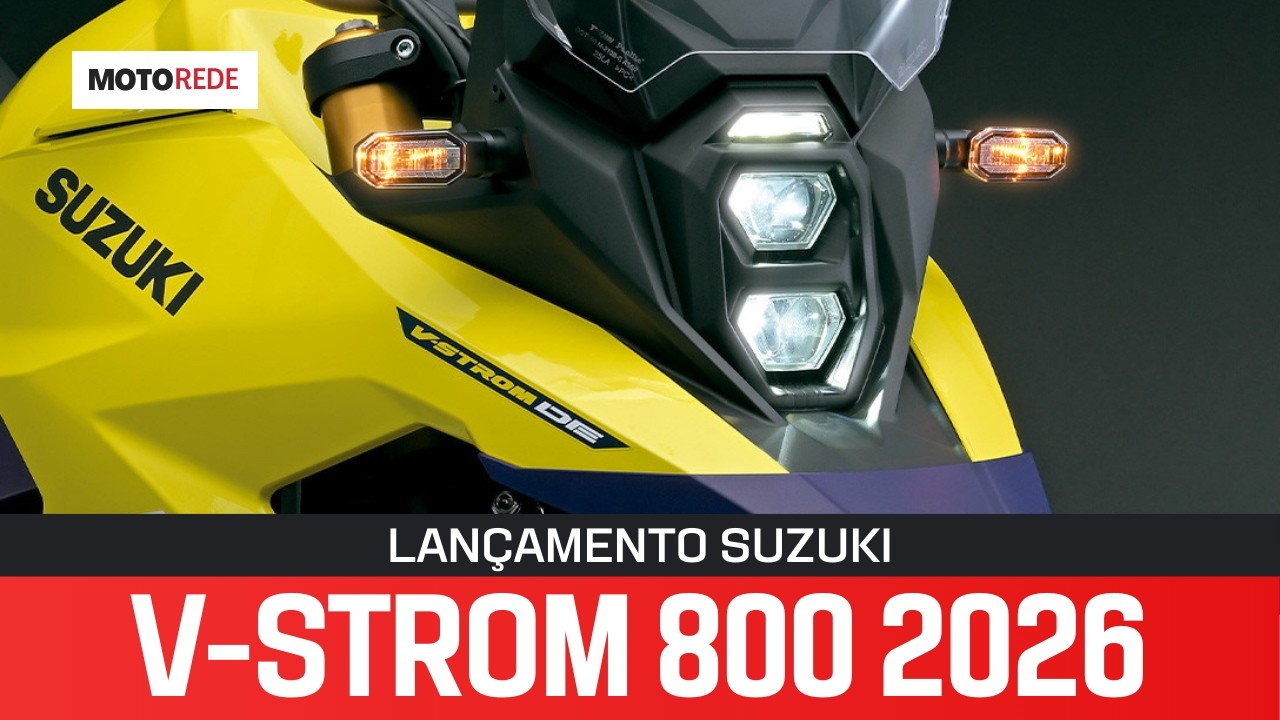 SUZUKI V-STROM 800 2026 Novas Cores e Preço