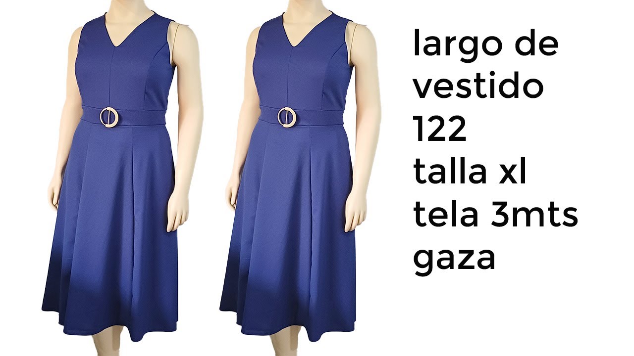 como hacer vestido con 6 paños con forro en parte superior?