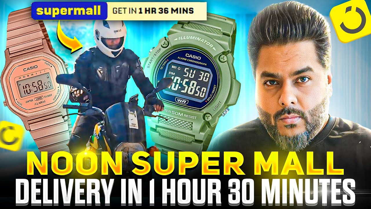 🚨 Noon Super Mall Jeddah | Fastest Delivery in Saudi Arabia? (30-45 Min Test) 😱