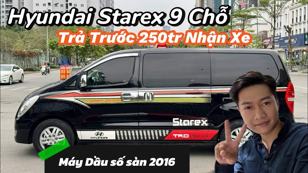 Bán gấp xe 9 chỗ máy dầu không niên hạn sử dụng giá siêu rẻ #hyundai #starex #hyundaistarex #review 