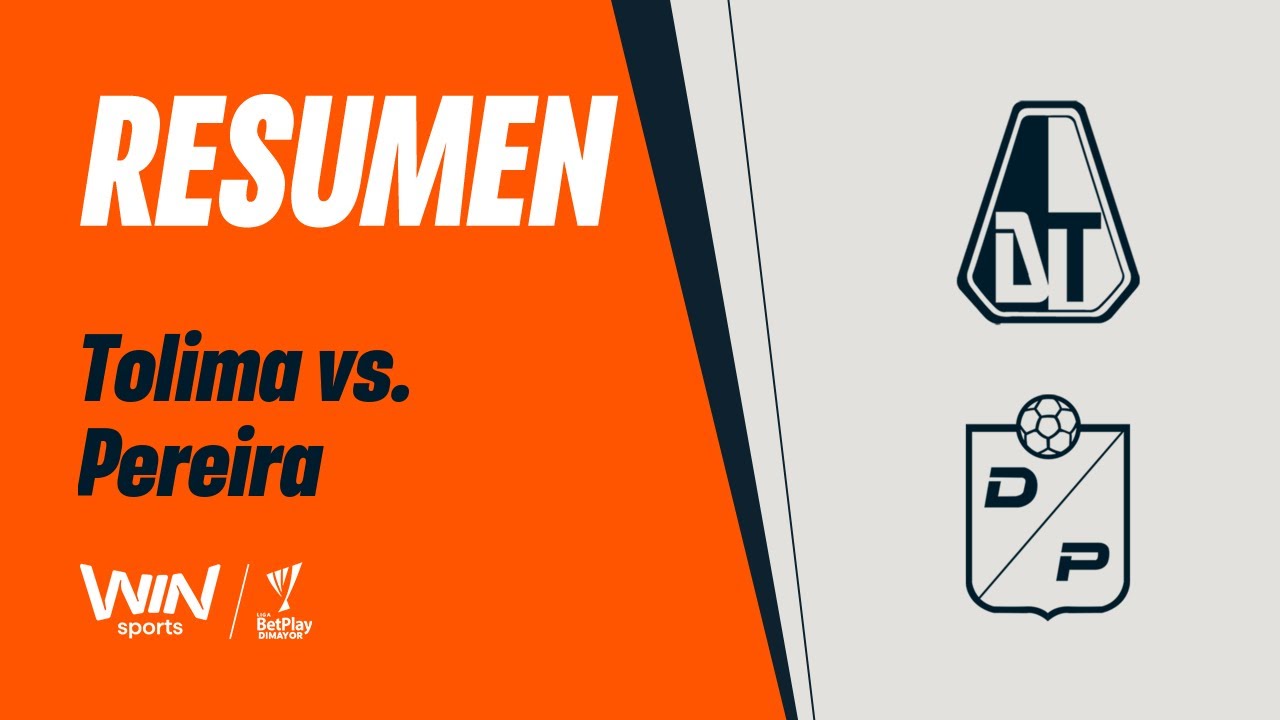 Tolima vs. Pereira (resumen y goles) | Liga BetPlay Dimayor  2025-2 | Fecha 4