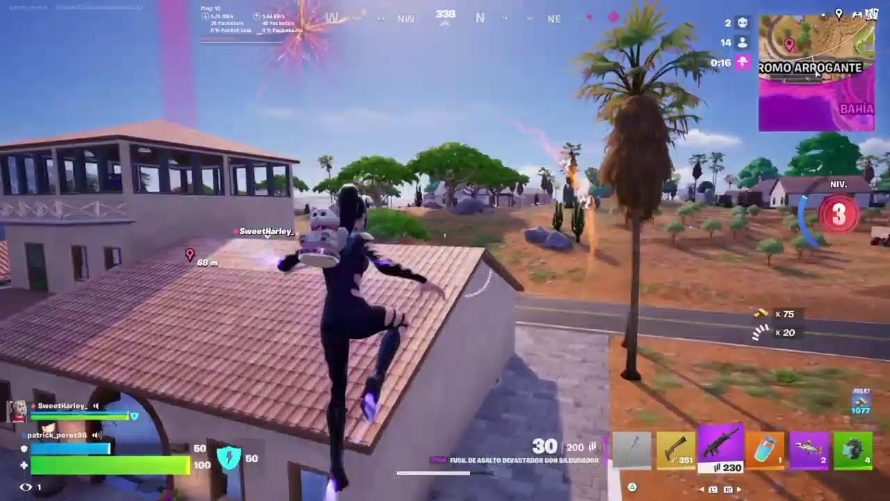 Fortnite victoria campal en vivo distintas partidas hasta las 20 coronas