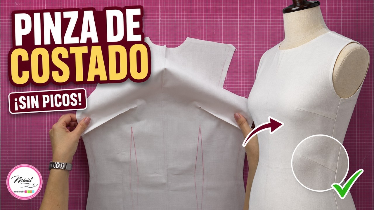 #39 TÉNICA PARA COSER LA PINZA DE COSTADO 😉