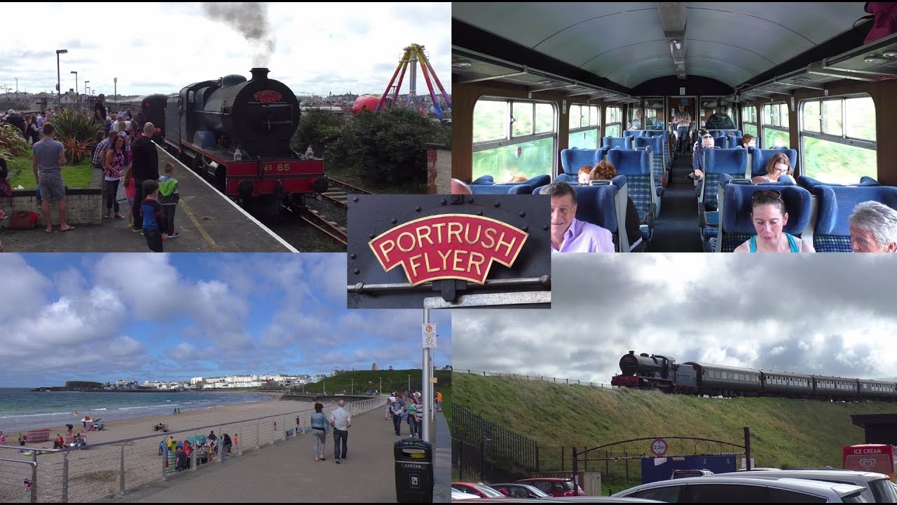 Trip aboard the RPSI's Portrush Flyer (28-8-2016)