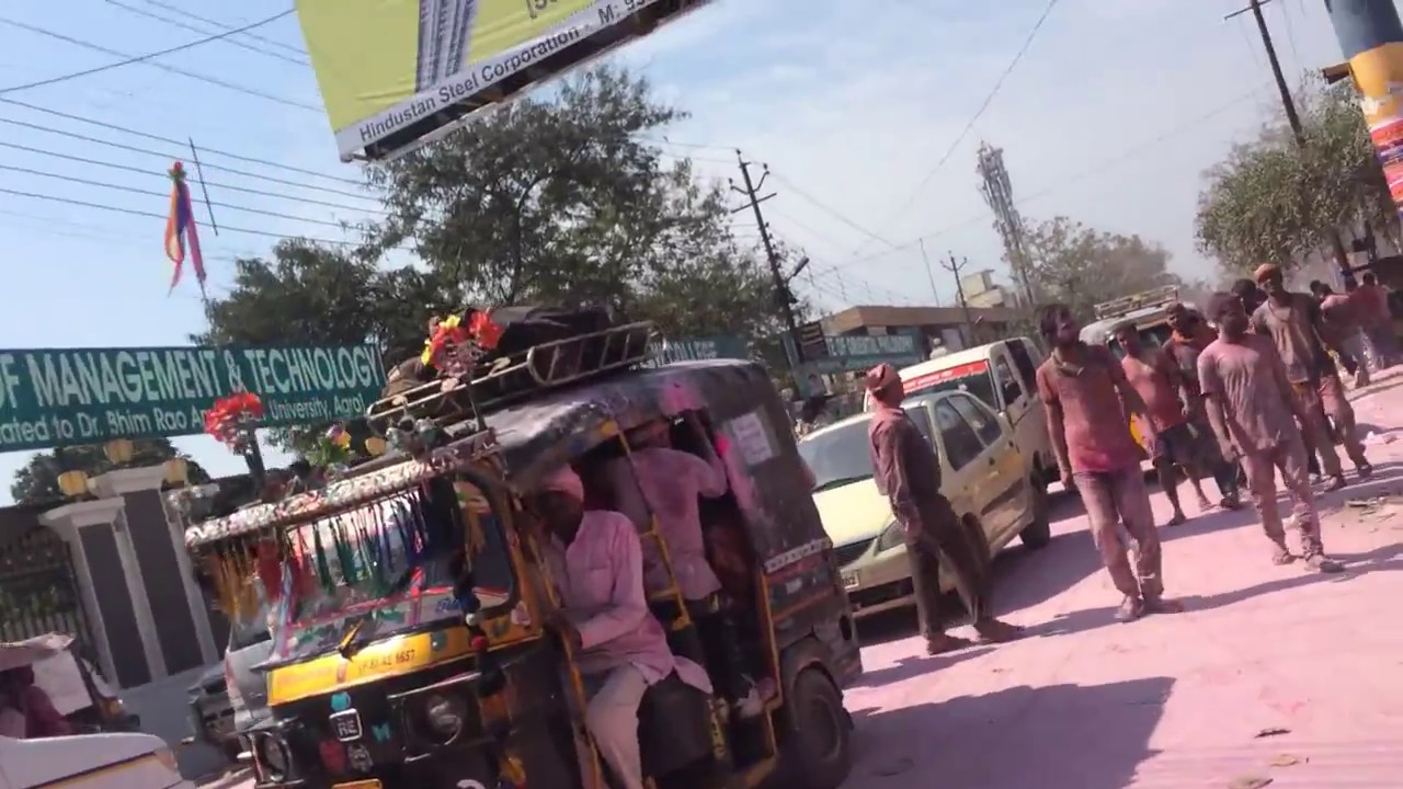 Crazy Holi fest in Mathura, Undia 2015