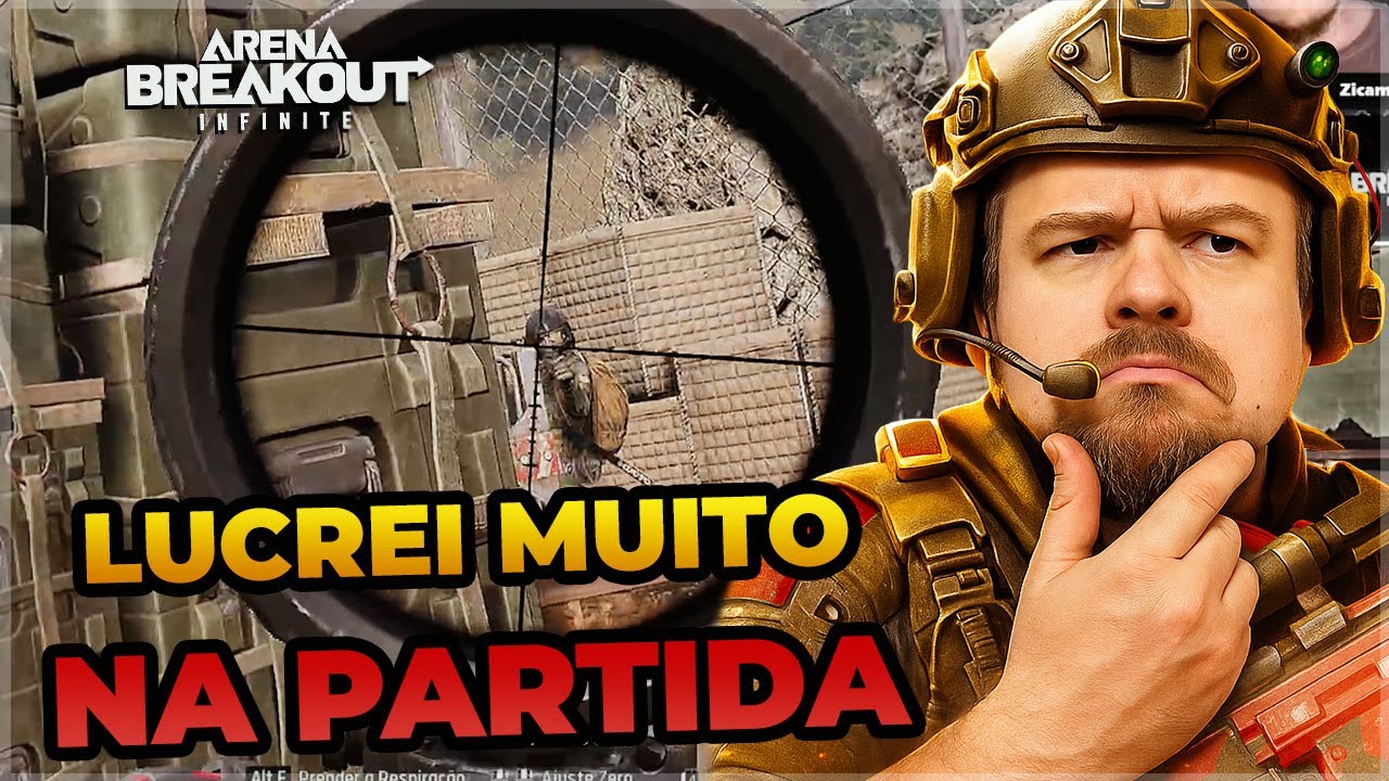 SNIPANDO E LUCRANDO MUITO NO ARSENAL DO ARENA BREAKOUT INFINITE
