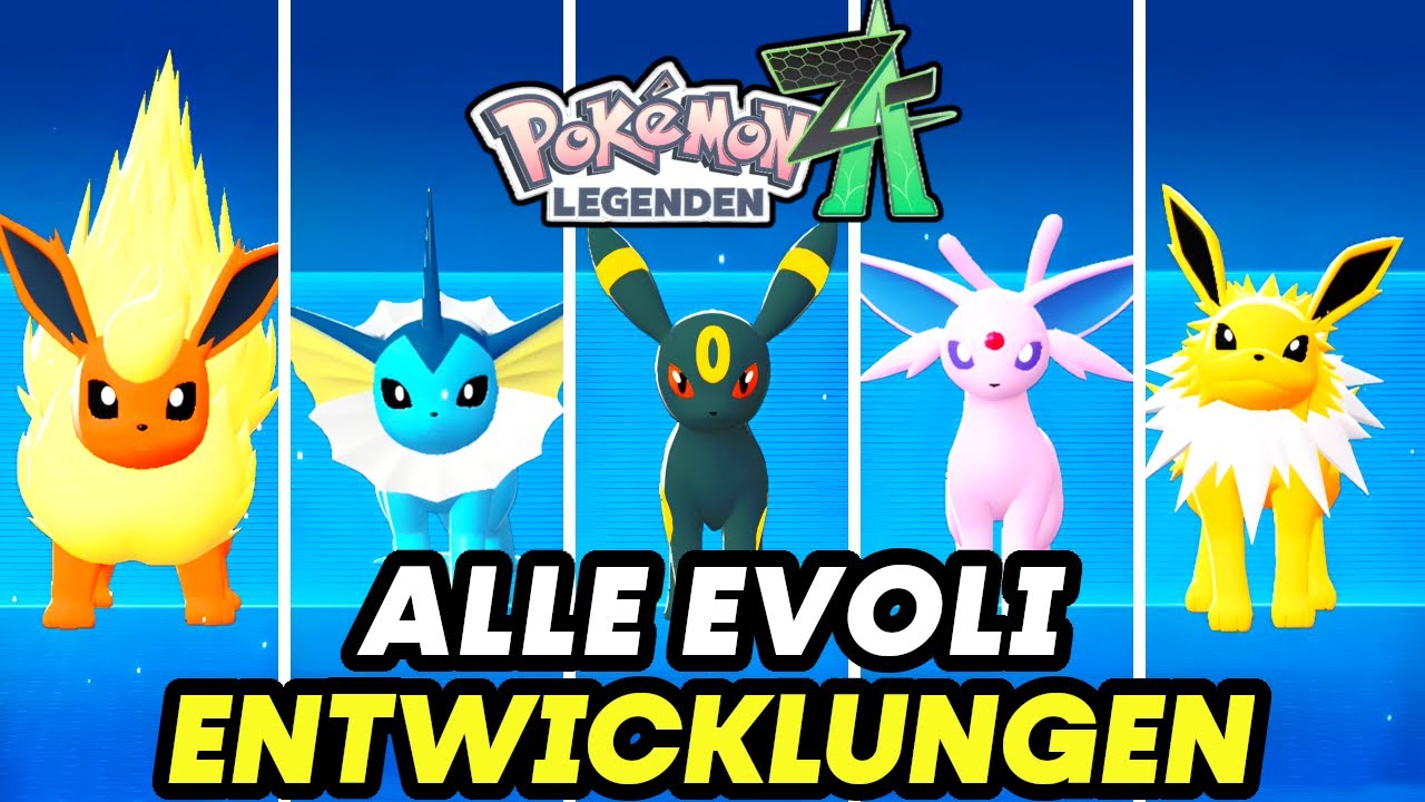 So bekommst du GANZ EINFACH & früh ALLE Evoli-Entwicklungen! | Pokemon Legenden Z-A