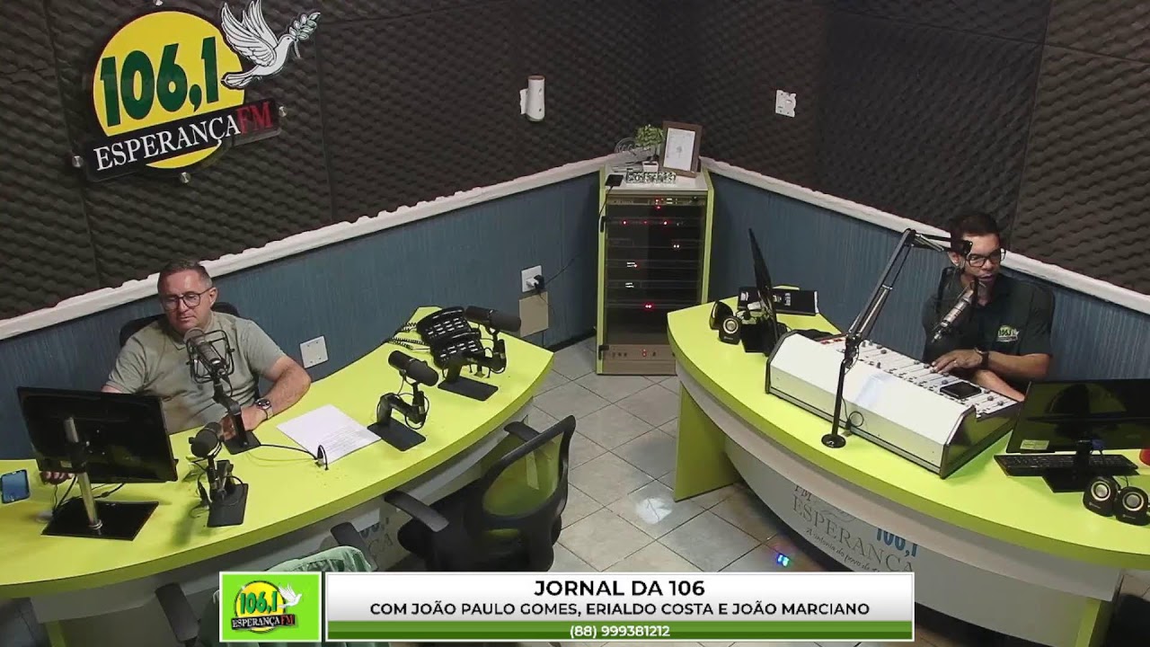 ESPERANÇA FM DE BOA VIAGEM CE - JORNAL DA 106 – SEXTA 13/02/2026