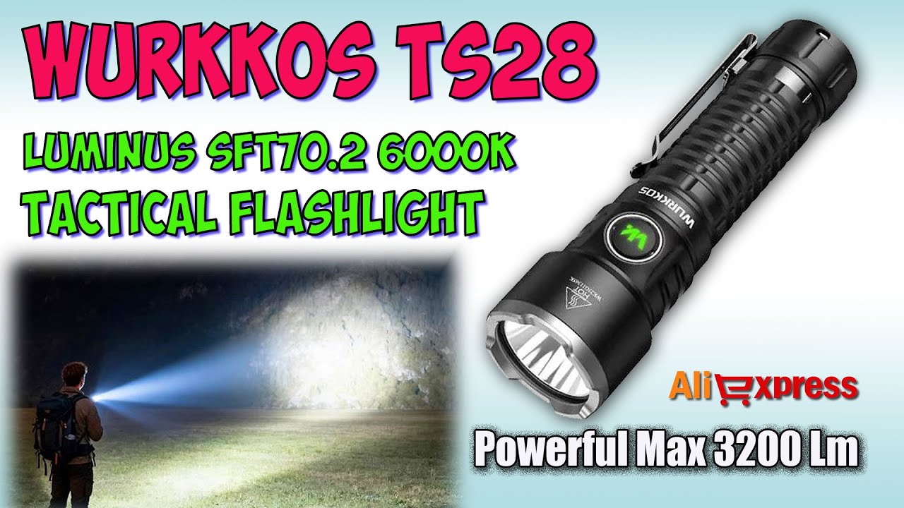Wirkkos TS28 SFT70.2 6500K 3200Lm♦ Обзор, замеры, ночные тесты. Night Tests. Full  review