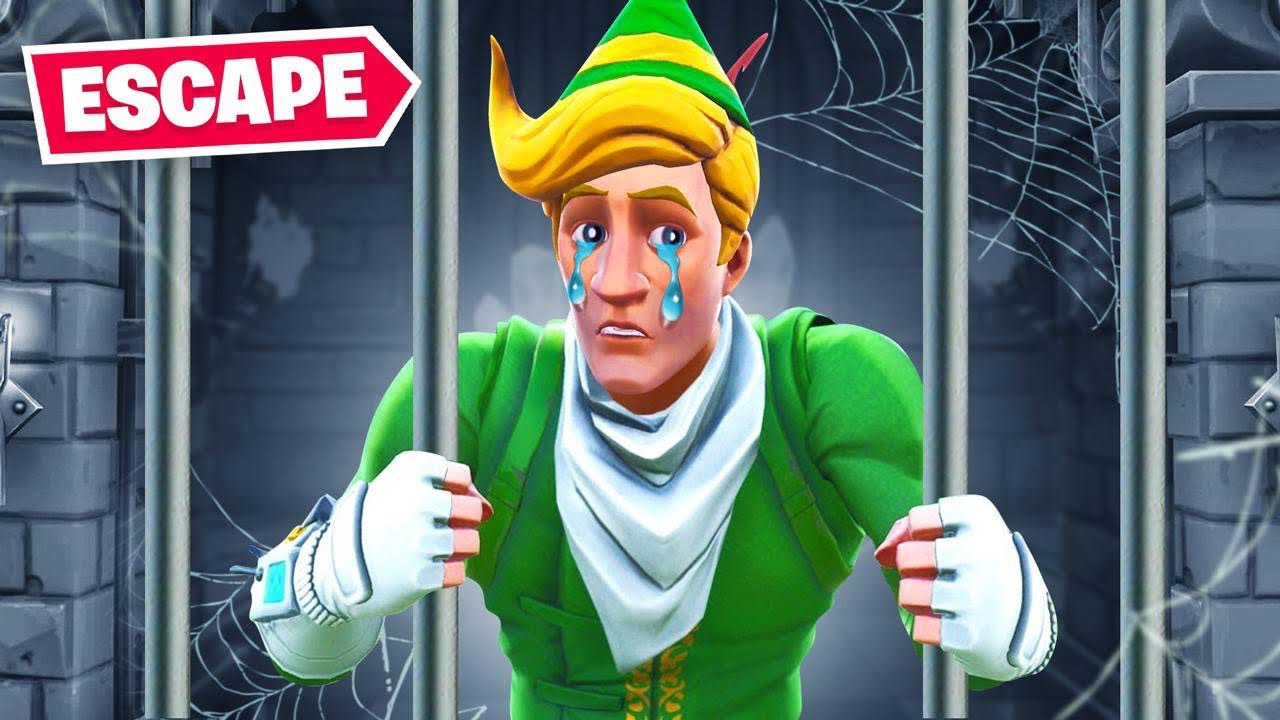 *IMPOSSIBLE* Fortnite Prison Escape! (Dungeon Prison v3)