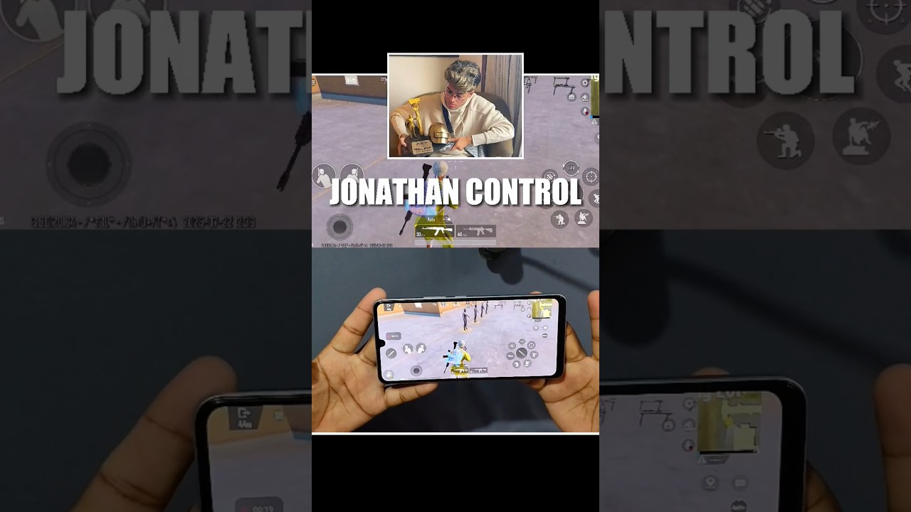 JONATHAN GAMING Control code | best 2 finger claw control code #shorts