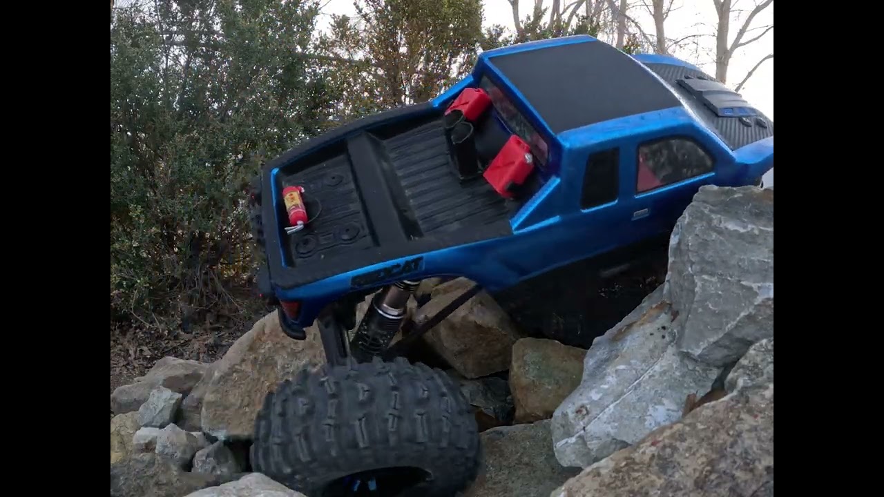 Running the Vertex6 and Capra UTB18 on new section to the RC course @UtahPeet