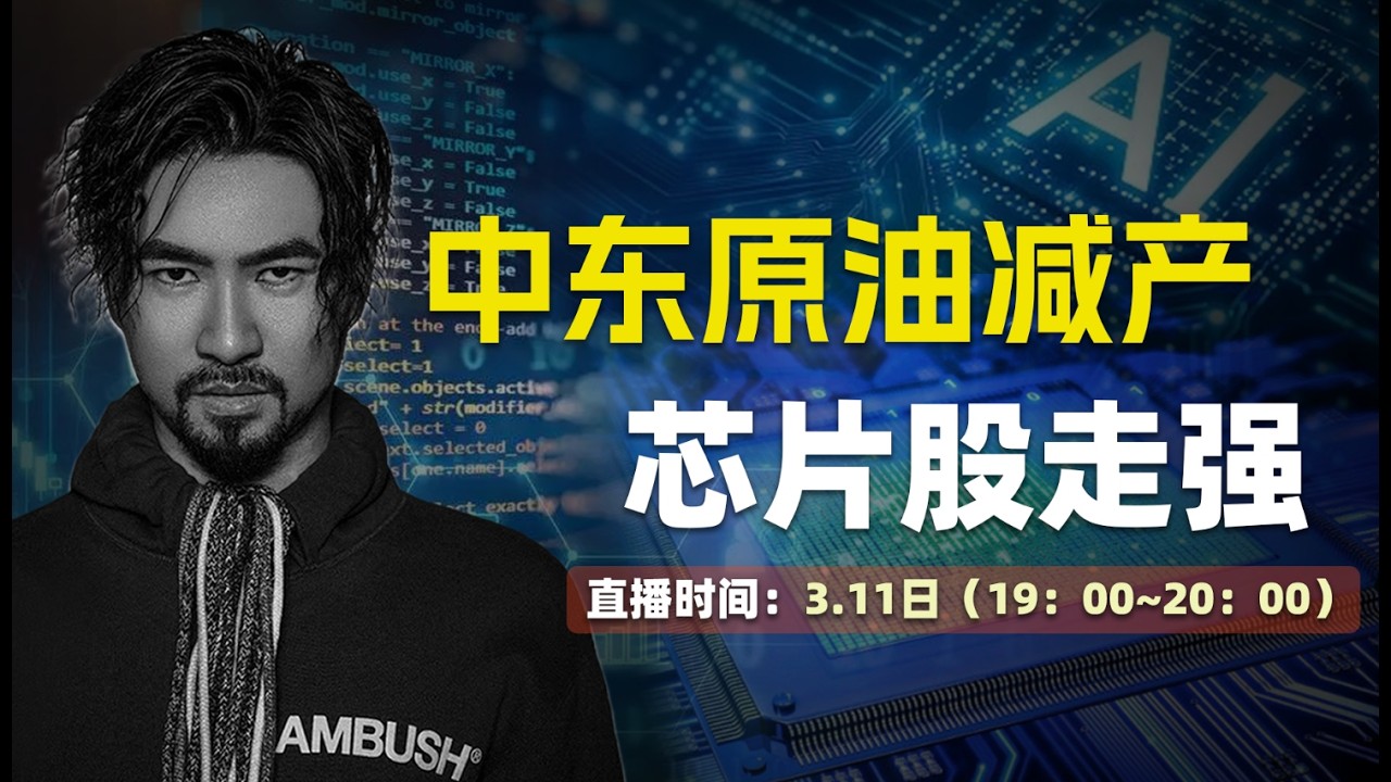 2026/3/11中东原油减产，芯片股走强【老雷财经直播】全球资产配置|全球投资地图|中美贸易战美日、美澳稀土协议|美股财报季|美联储降息欧股财报季|日经半导体IA股港股|黄金|投资策略